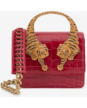 Roberto Cavalli Medium Roar Bag - Red