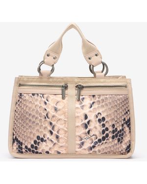 Roberto Cavalli Milano Bag With Print - Pink