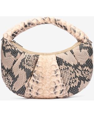 Roberto Cavalli Small Venezia Bag With Print - Multicolour