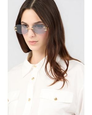 Roberto Cavalli Sunglasses Fang Collection - White