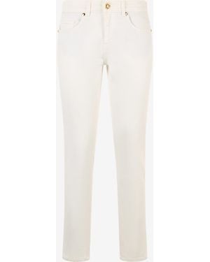 Roberto Cavalli Straight-Leg Pants - White