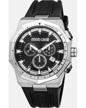 Roberto Cavalli By Franck Muller Chronograph Watch - Black