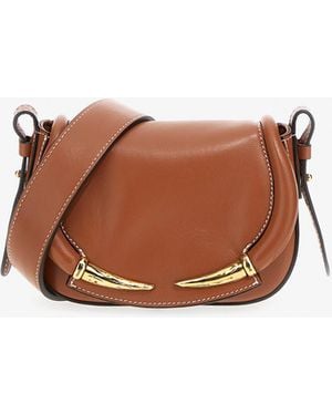 Roberto Cavalli Borsa A Spalla Fang Bang - Bianco
