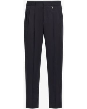 Roberto Cavalli Trousers With Fang Detail - Blue