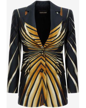 Roberto Cavalli Jacket - Multicolour