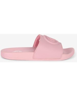 Roberto Cavalli Slipper Mit Monogramm Jc Und Logo - Pink