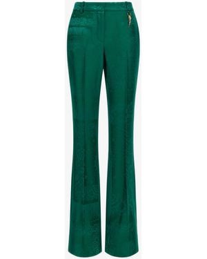Roberto Cavalli Flared Pants - Green