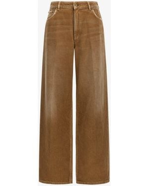 Roberto Cavalli Wide Leg Jeans - Natural