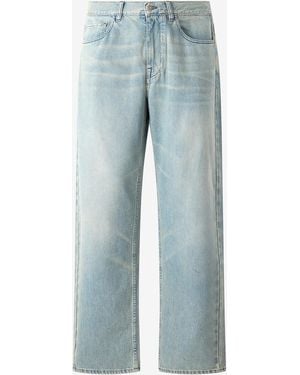 Roberto Cavalli Sandblasted-Effect Jeans - Blue
