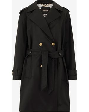 Roberto Cavalli Trench Coat - Black