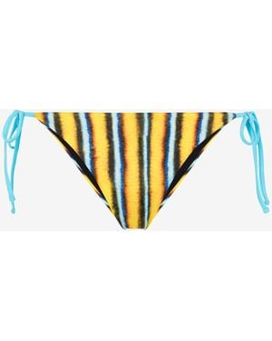 Roberto Cavalli Slip Bikini Stampa Baidera - Blu