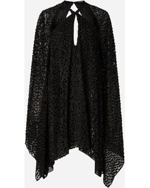 Roberto Cavalli Polka-Dot Caftan - Black