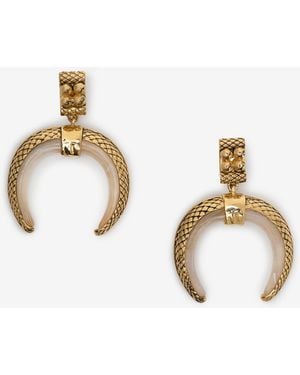 Roberto Cavalli Pendientes Horn Oro - Multicolor