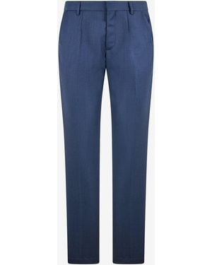 Roberto Cavalli Mid-Rise Trousers - Blue