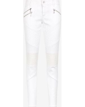 Roberto Cavalli Just Cavalli Panelled Straight-Leg Jeans - White