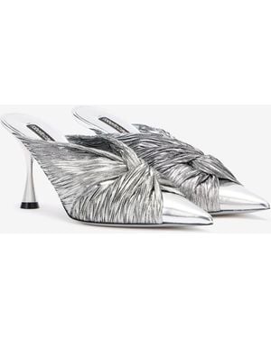 Roberto Cavalli Mules With Knotted Detail - Multicolor