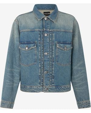 Roberto Cavalli Chaqueta Vaquera Azul