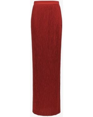 Roberto Cavalli Long Tight Skirt - Red