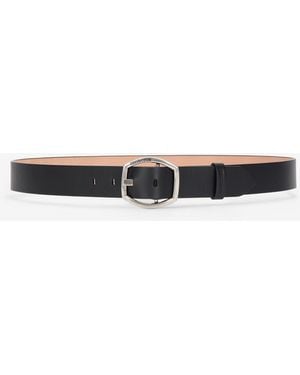 Roberto Cavalli Belt With Branded Geometric Buckle - Multicolour