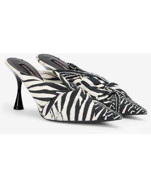 Roberto Cavalli Sabots Mit Zebra-Print - Mehrfarbig