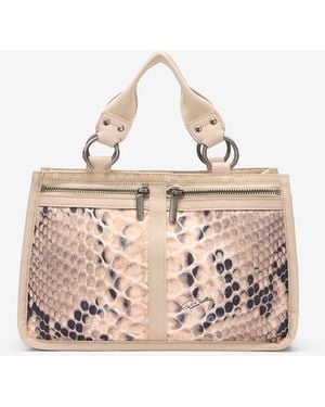 Roberto Cavalli Milano Bag With Print - Pink