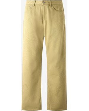 Roberto Cavalli Printed Five-Pocket Trousers - Yellow