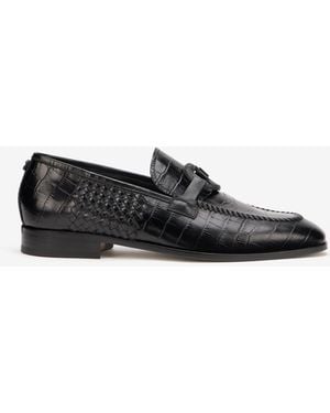 Roberto Cavalli Leather Loafer - Black