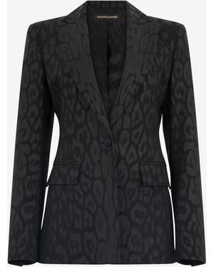 Roberto Cavalli Plain Jacket - Black