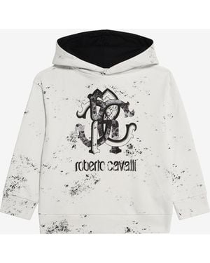 Roberto Cavalli Sweatshirt With Monogram Rc - Multicolour
