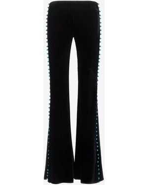 Roberto Cavalli Flared Pants - Black