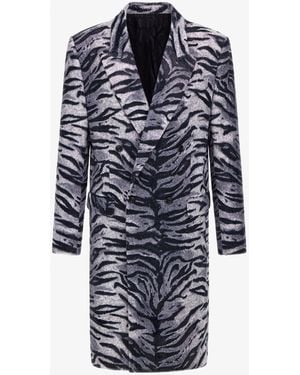 Roberto Cavalli Trench Doppiopetto - Blu