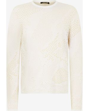 Roberto Cavalli Maglia Con Motivo Python - Bianco