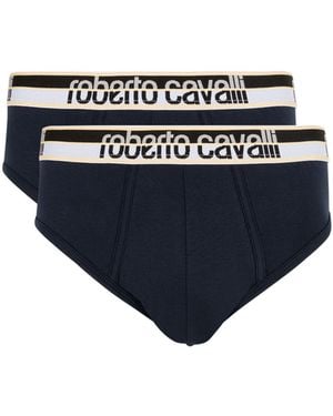 Roberto Cavalli Confezione Da Due Slip Blu
