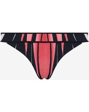 Roberto Cavalli Bas De Bikini Maillot De Bain Imprimé Ray Of Paradise - Bleu