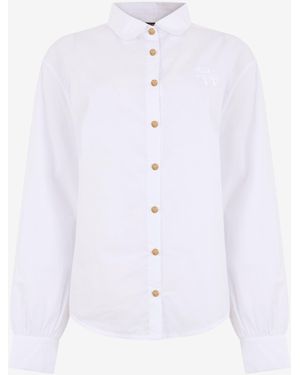 Roberto Cavalli Shirt With Buttons - White