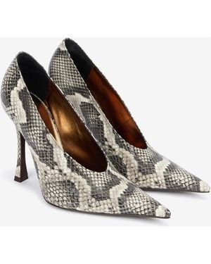 Roberto Cavalli Pumps With Python Print - Multicolor