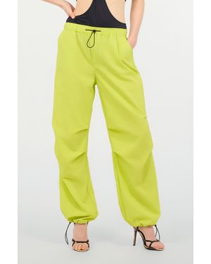 Roberto Cavalli Sport Pants With Jc Monogram On Back - Yellow