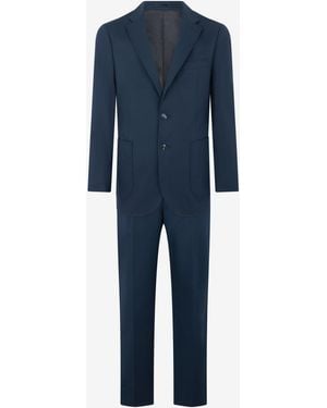 Roberto Cavalli Cotton Suit - Blue