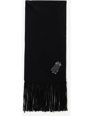 Foulard Carré En Soie Roberto Cavalli Vintage - 88 X 89 Cm, Beige, Occasion En Mousseline