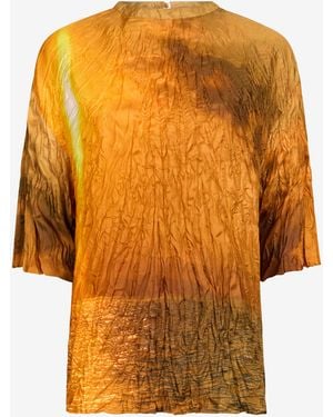 Roberto Cavalli Sunset Print T-Shirt - Orange