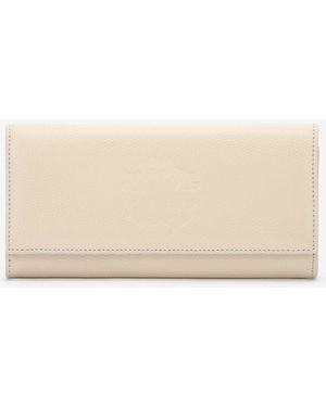 Roberto Cavalli Wallet With Flap And Monogram Rc - White