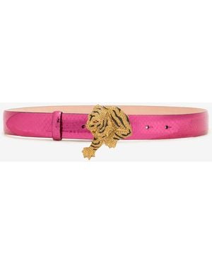 Roberto Cavalli Roar Belt - Pink