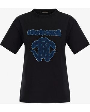 Roberto Cavalli Rc Logo T-Shirt - Black