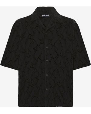 roberto cavalli slim fit dress shirt Cavalli Light Blue Cotton Slim Fit Dress Shirt – THE GRAY CRAB main image 1