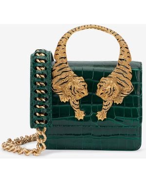 Roberto Cavalli Medium Roar Bag - Green