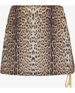 Roberto Cavalli Leopard Print Sarong - Multicolour