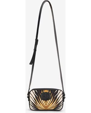 Roberto Cavalli Camera Bag Mit Print Ray Of - Weiß