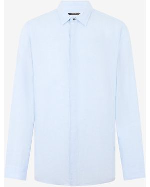 Roberto Cavalli Light Linen Shirt - Blue