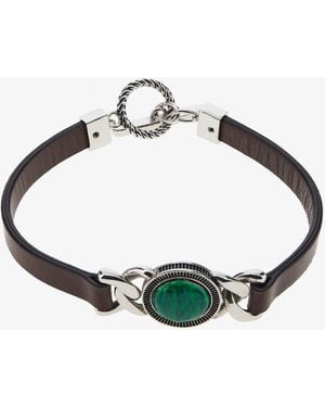 Roberto Cavalli Embellished Bracelet - Brown