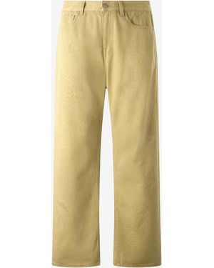 Roberto Cavalli Printed Five-Pocket Trousers - Yellow